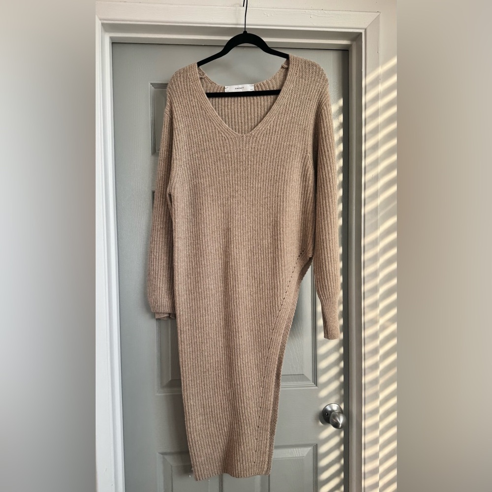 Simonett Women's Tan Sweater